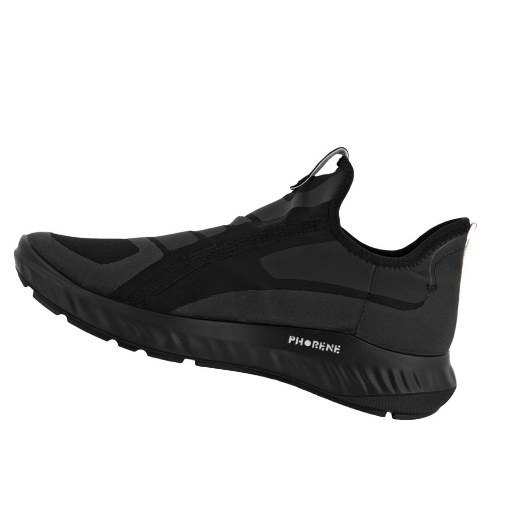 Női Ecco Ath-1fw Alpha Slip On Tornacipő Fekete | HU 202LIS